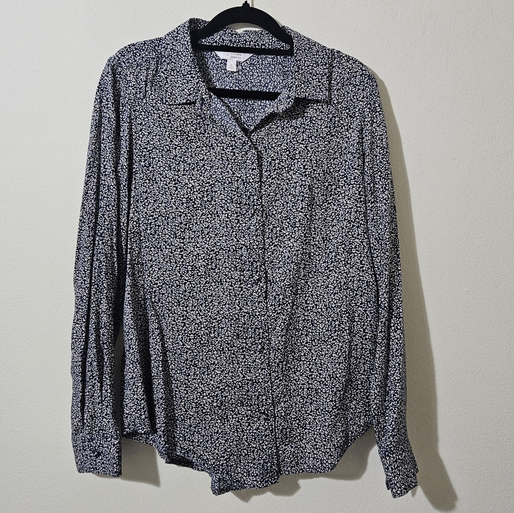 Lauren Conrad Button Front Blouse